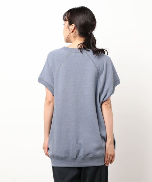 【Americana】アントウィッシュ裏毛ラグランノースリーブ半袖スウェット AMERICANA - 【Americana】アントウィッシュ裏毛ラグランノースリーブ