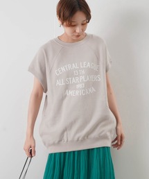 【Americana】アントウィッシュ裏毛ラグランノースリーブ半袖スウェット AMERICANA - 【Americana】アントウィッシュ裏毛ラグランノースリーブ