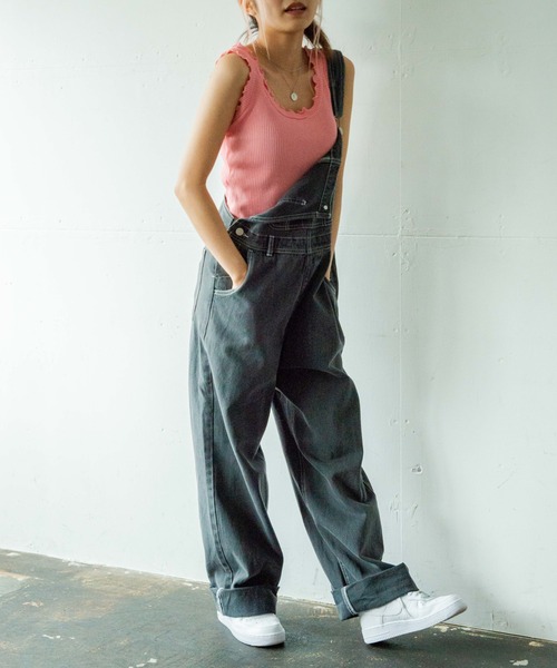 WEGO（ウィゴー）の「WEGO/【ZOZOTOWN＆一部店限定】メロウニットタンク（タンクトップ・レディース・ホワイト/ブラック/ベージュ/パープル/ピンク/グリーン・FREE）」の19枚目の写真