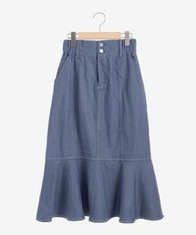 MAJESTIC LEGON | バックレースアップデニムマーメイドスカート(デニムスカート)