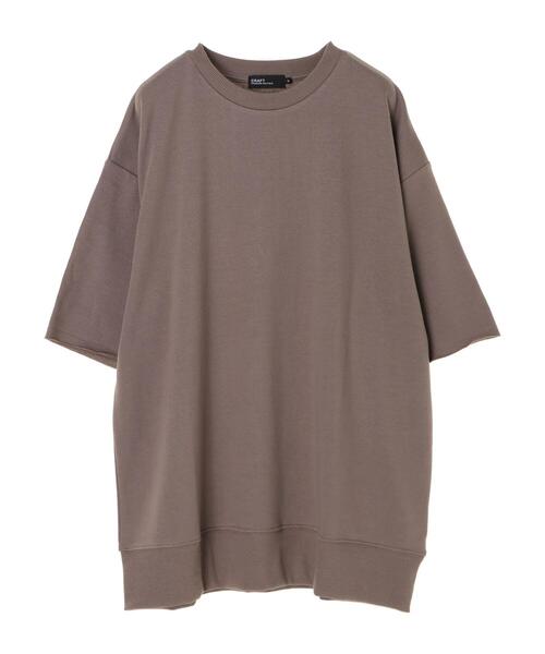 CRAFT STANDARD BOUTIQUE（クラフトスタンダードブティック）の「ミニ裏毛カットオフスリーブTEE　＊（Tシャツ/カットソー・レディース・ブラウン/アイボリー/パープル/イエロー・M/LL/L）」の19枚目の写真