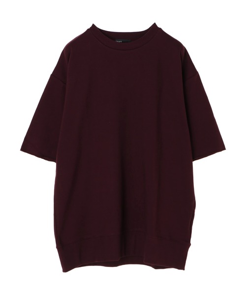 CRAFT STANDARD BOUTIQUE（クラフトスタンダードブティック）の「ミニ裏毛カットオフスリーブTEE　＊（Tシャツ/カットソー・レディース・ブラウン/アイボリー/パープル/イエロー・M/LL/L）」の3枚目の写真