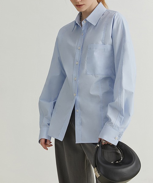 Fano Studios（ファノ ストゥディオズ）の「【Fano Studios】Double pleated stitch suit pants FQ21K001（スラックス・レディース・グレー・S/L/M）」の8枚目の写真