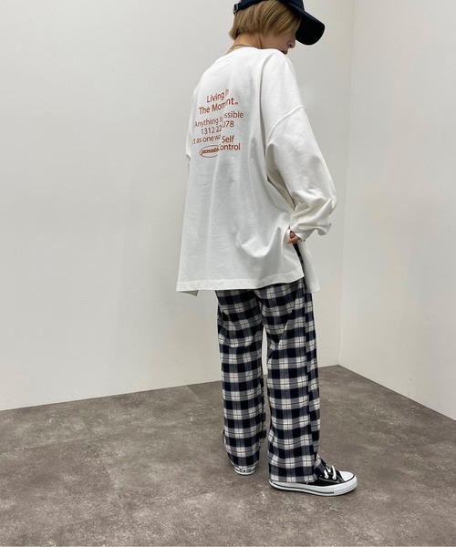 apres jour mignon(アプレジュールミニョン)の「BIGスリットロンT【ZOZOTOWN限定アイテム】(Tシャツ/カットソー・レディース・その他/ブルー系その他/ホワイト系その他/オフホワイト/ナチュラル/ブラック/ブラック系その他・X-LARGE/フリー)」の19枚目の写真
