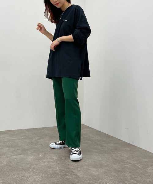 apres jour mignon(アプレジュールミニョン)の「BIGスリットロンT【ZOZOTOWN限定アイテム】(Tシャツ/カットソー・レディース・その他/ブルー系その他/ホワイト系その他/オフホワイト/ナチュラル/ブラック/ブラック系その他・X-LARGE/フリー)」の22枚目の写真