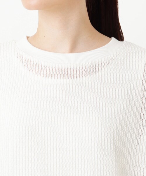 Cutie Blonde（キューティーブロンド）の「◆【S-L/2点セット】カットメッシュベストSET（その他トップス・レディース・ブラック/オフホワイト・01/03/02）」の7枚目の写真