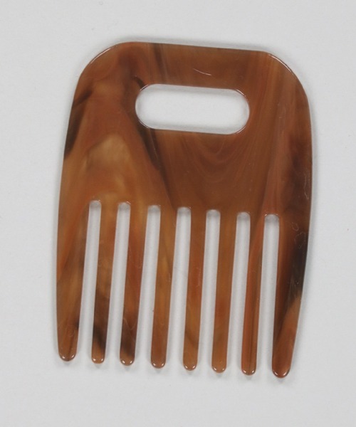 SPINNS（スピンズ）の「アクリルヘアコーム（その他ヘアアクセサリー・レディース・ホワイト/ブラウン・ONESIZE）」の9枚目の写真