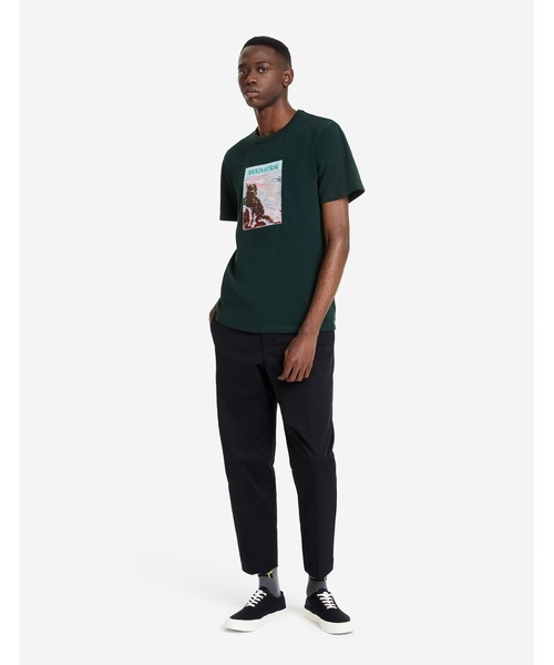 Maison Kitsune（メゾンキツネ）の「MAISON KITSUNE PHOTO TAG CLASSIC TEE-SHIRT（Tシャツ/カットソー・メンズ・ダークグリーン/ミント・S/M/L/XL/XS）」の9枚目の写真