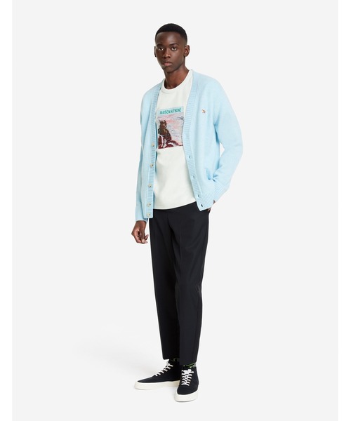 Maison Kitsune（メゾンキツネ）の「MAISON KITSUNE PHOTO TAG CLASSIC TEE-SHIRT（Tシャツ/カットソー・メンズ・ダークグリーン/ミント・S/M/L/XL/XS）」の8枚目の写真