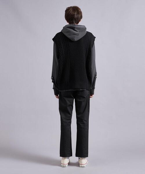 MONKEY TIME（モンキータイム）の「＜monkey time＞ COATED DNM 5P/デニムパンツ（デニムパンツ・メンズ・ブラック・S/M/L）」の4枚目の写真