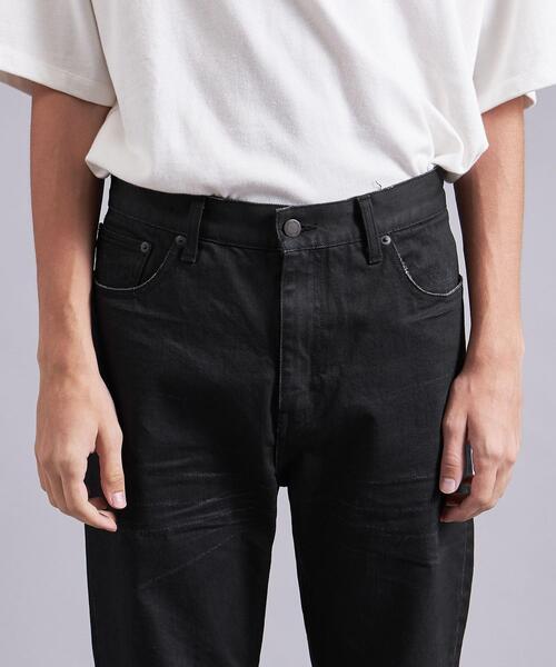 MONKEY TIME（モンキータイム）の「＜monkey time＞ COATED DNM 5P/デニムパンツ（デニムパンツ・メンズ・ブラック・S/M/L）」の6枚目の写真