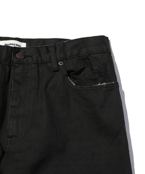 MONKEY TIME（モンキータイム）の「＜monkey time＞ COATED DNM 5P/デニムパンツ（デニムパンツ・メンズ・ブラック・S/M/L）」の17枚目の写真