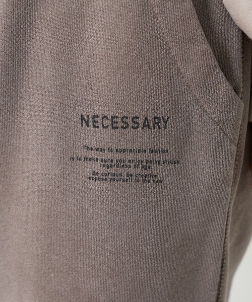 PUAL CE CIN（ピュアルセシン）の「ピグメント裏毛パンツ（スウェットパンツ・レディース・ライトベージュ/ブラウン/ブラック・FREE）」の5枚目の写真