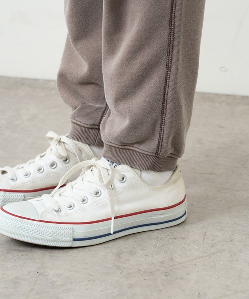 PUAL CE CIN（ピュアルセシン）の「ピグメント裏毛パンツ（スウェットパンツ・レディース・ライトベージュ/ブラウン/ブラック・FREE）」の7枚目の写真