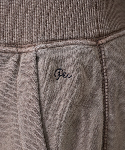 PUAL CE CIN（ピュアルセシン）の「ピグメント裏毛パンツ（スウェットパンツ・レディース・ライトベージュ/ブラウン/ブラック・FREE）」の4枚目の写真