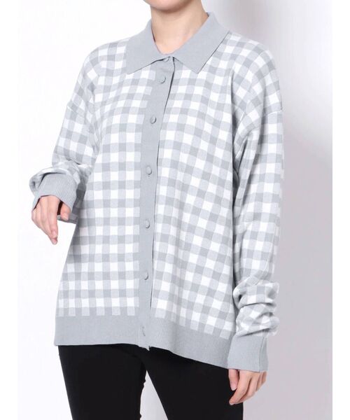 MURUA（ムルーア）の「【MURUA×よしミチ】ユニセックスカーデ（カーディガン/ボレロ・レディース・グリーン/その他1・FREE）」の5枚目の写真