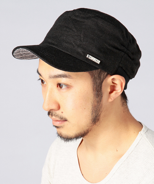 BEAMS（ビームス）の「BEAMS / ギャザーリブキャップ 15SS（キャップ・メンズ・ブラック/ベージュ/ネイビー・ONE SIZE）」の2枚目の写真