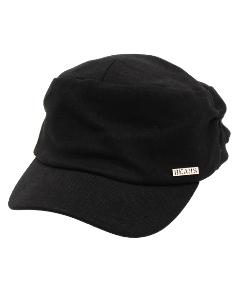 BEAMS（ビームス）の「BEAMS / ギャザーリブキャップ 15SS（キャップ・メンズ・ブラック/ベージュ/ネイビー・ONE SIZE）」の9枚目の写真