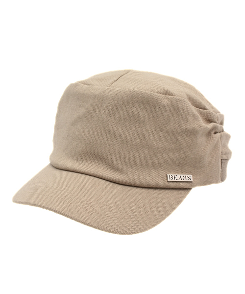 BEAMS（ビームス）の「BEAMS / ギャザーリブキャップ 15SS（キャップ・メンズ・ブラック/ベージュ/ネイビー・ONE SIZE）」の10枚目の写真