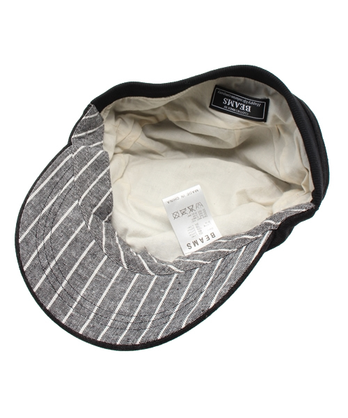 BEAMS（ビームス）の「BEAMS / ギャザーリブキャップ 15SS（キャップ・メンズ・ブラック/ベージュ/ネイビー・ONE SIZE）」の7枚目の写真