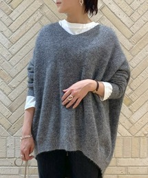RIVE DROITE | 大人の余裕を感じさせる　FOX25％片畦ワイドコクーンニット(ニット/セーター)