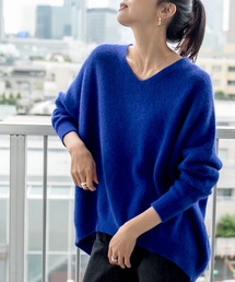 RIVE DROITE | 大人の余裕を感じさせる　FOX25％片畦ワイドコクーンニット(ニット/セーター)