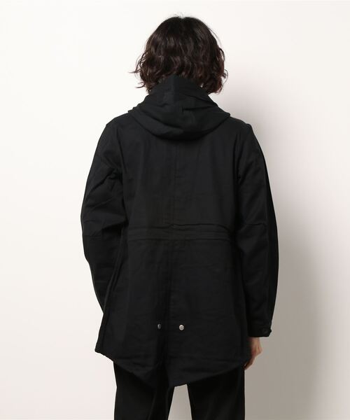 STYLEBLOCK（スタイルブロック）の「ツイルストレッチモッズコート（モッズコート・メンズ・ブラック/カーキ/ベージュ・M/L）」の5枚目の写真