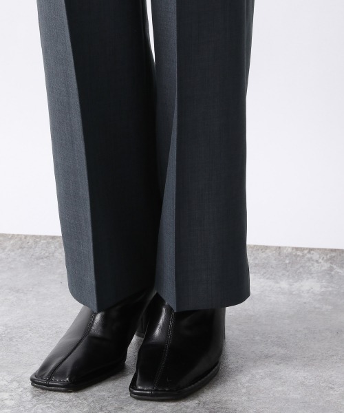 JEANASIS（ジーナシス）の「ソフトツイルトラウザーパンツ/238628（その他パンツ・レディース・チャコールグレー/オフホワイト/グリーン・FREE）」の21枚目の写真