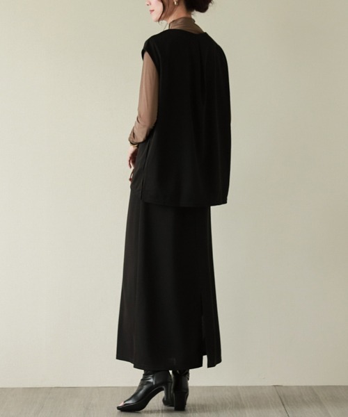 La-gemme（ラジェム）の「カットソーセットアップ（セットアップ・レディース・ブラック/ブラウン/グレー・M/L）」の19枚目の写真