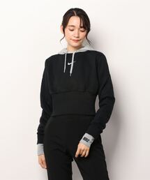 NIKE ナイキ W NSW ICN CLSH FLC HOODIE ナイキ ウィメンズ ロングスリーブ フーディ DD5097 010BLACK/SAIL
