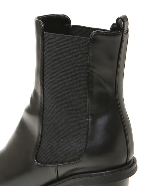 31 Sons de mode（トランテアン　ソン　ドゥ　モード）の「サイドゴアブーツ（ブーツ・レディース・ブラック/ダークブラウン・24.5/22.5/23.5）」の15枚目の写真