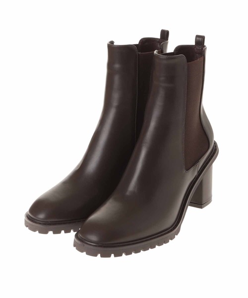 31 Sons de mode（トランテアン　ソン　ドゥ　モード）の「サイドゴアブーツ（ブーツ・レディース・ブラック/ダークブラウン・24.5/22.5/23.5）」の21枚目の写真