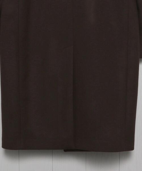 H　BEAUTY&YOUTH UNITED ARROWS（エイチビューティーアンドユースユナイテッドアローズ）の「＜AURALEE＞DOUBLE CLOTH LIGHT MELTON CHESTER COAT/コート.（チェスターコート・メンズ・ブラウン・4/3）」の7枚目の写真