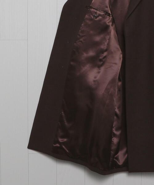 H　BEAUTY&YOUTH UNITED ARROWS（エイチビューティーアンドユースユナイテッドアローズ）の「＜AURALEE＞DOUBLE CLOTH LIGHT MELTON CHESTER COAT/コート.（チェスターコート・メンズ・ブラウン・4/3）」の9枚目の写真