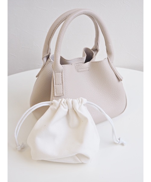 JUMELLE（ジュメロ）の「パオバッグ（ハンドバッグ・レディース・ベージュ/ブラウン・FREE）」の6枚目の写真