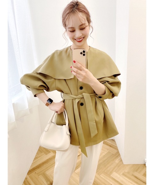 JUMELLE（ジュメロ）の「パオバッグ（ハンドバッグ・レディース・ベージュ/ブラウン・FREE）」の14枚目の写真