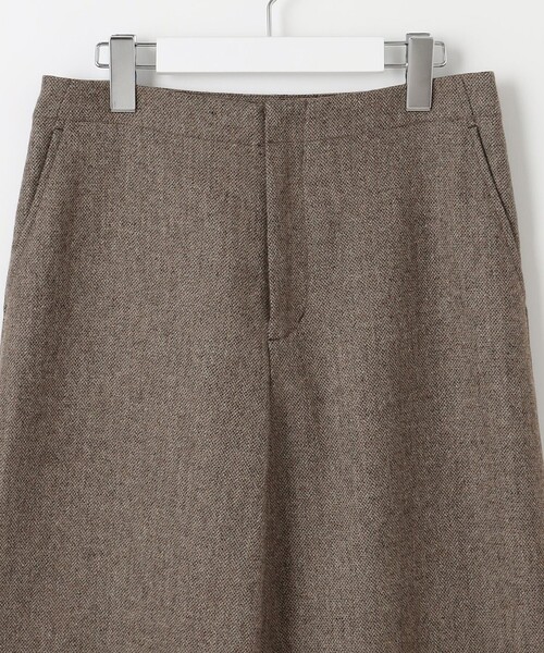 J.PRESS Ladies(J.プレス レディス)の「ポリエステルウール シャンブレーツイード ワイドパンツ(その他パンツ・レディース・ライトグレー系/ブラウン系・XS/XXS)」の16枚目の写真