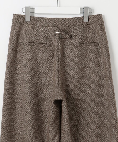 J.PRESS Ladies(J.プレス レディス)の「ポリエステルウール シャンブレーツイード ワイドパンツ(その他パンツ・レディース・ライトグレー系/ブラウン系・XS/XXS)」の17枚目の写真