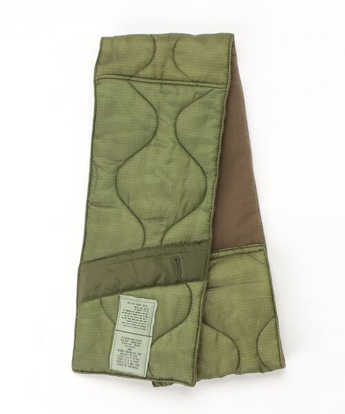 MILITARY（ミリタリー）の「新品 米軍 M-65フィールドパンツライナー リメイクマフラー（テーラードジャケット・メンズ・オリーブ系/オリーブ系2・ONE SIZE）」の8枚目の写真