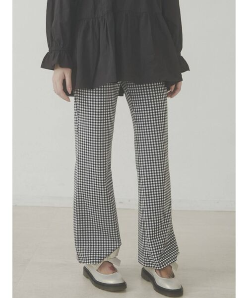 merry jenny（メリージェニー）の「チェックカットパンツ（その他パンツ・レディース・ブラック/ベージュ/ネイビー/グレー・FREE）」の8枚目の写真