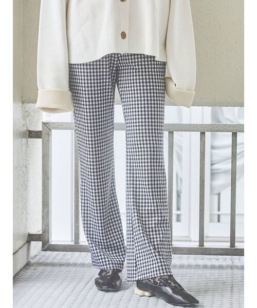 merry jenny（メリージェニー）の「チェックカットパンツ（その他パンツ・レディース・ブラック/ベージュ/ネイビー/グレー・FREE）」の14枚目の写真
