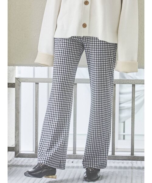 merry jenny（メリージェニー）の「チェックカットパンツ（その他パンツ・レディース・ブラック/ベージュ/ネイビー/グレー・FREE）」の17枚目の写真