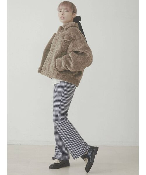 merry jenny（メリージェニー）の「チェックカットパンツ（その他パンツ・レディース・ブラック/ベージュ/ネイビー/グレー・FREE）」の19枚目の写真