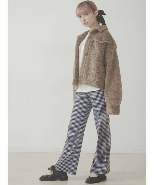 merry jenny（メリージェニー）の「チェックカットパンツ（その他パンツ・レディース・ブラック/ベージュ/ネイビー/グレー・FREE）」の20枚目の写真