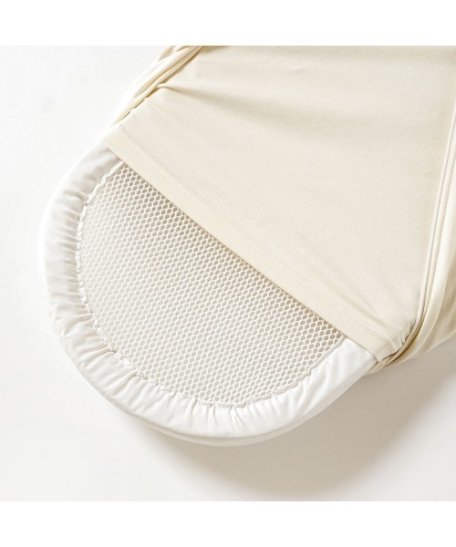 10mois（ディモワ）の「【10moisディモワ】 たまごマットおくるみ sleep（おくるみ・キッズ・ピンク/グレー/イエロー・ONE SIZE）」の6枚目の写真