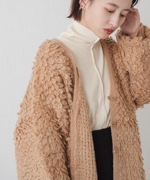 Kastane | 【WEB限定アイテム】ループ編みカーディガン(カーディガン/ボレロ)