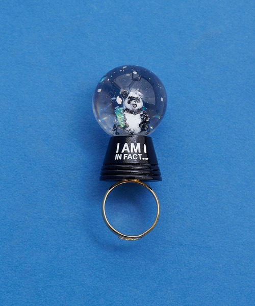 アイアムアイ I AM I スノードーム パンダ リング I am I in fact（アイアムアイインファクト）の「SNOWDOME