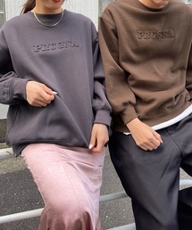 あおいさんコラボエンボスユニセックス裏毛プルオーバー