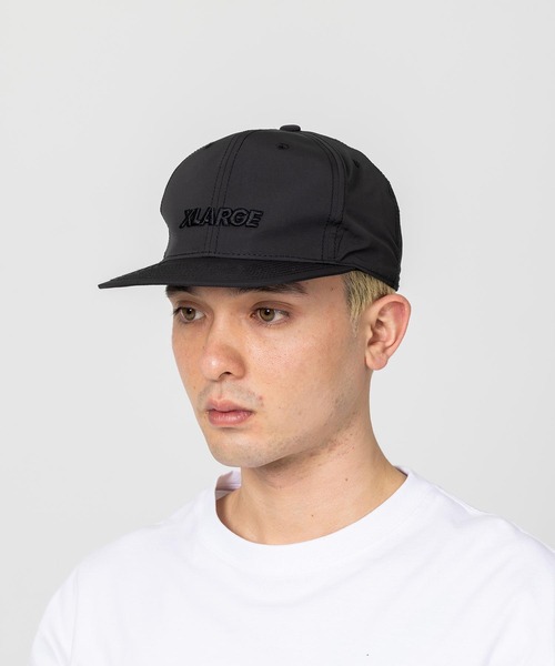XLARGE（エクストララージ）の「STANDARD LOGO CAP（キャップ・メンズ・ライトブルー/ブラック/ライトグリーン・ONE SIZE）」の2枚目の写真