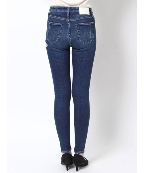 GYDA（ジェイダ）の「M/W SIDE RIPPEDスキニーデニムパンツ（デニムパンツ・レディース・インディゴブルー・X-SMALL/SMALL/MEDIUM）」の10枚目の写真